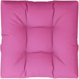 vidaXL Palettenkissen 80 x 80 x 12 cm rosa 1 St.