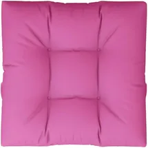 vidaXL Palettenkissen 80 x 80 x 12 cm rosa 1 St.