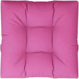 vidaXL Palettenkissen 80 x 80 x 12 cm rosa 1 St.
