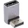 InLine DisplayPort 1.4 Adapter 90° unten Grau/Schwarz