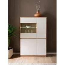 Home Affaire Vitrine Sonora 75 x 40 x 144 cm Braun