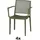 Siena Garden Stapelsessel-Set Square 4-teilig Olive