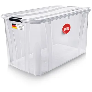 konzept Aufbewahrungsbox 80 l 1-tlg. transparent