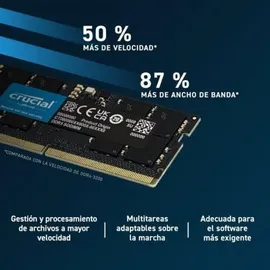 Crucial DDR5-4800 CL 40 SO-DIMM RAM Notebook Speicher CT8G48C40S5