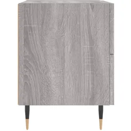 vidaXL Nachttische 2 Stk. Grau Sonoma 40x35x47,5 cm Holzwerkstoff