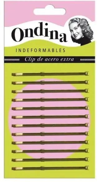 EUROSTIL ONDINA CLIPS BRONCE PACK 12UN