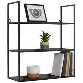 mömax Wandregal 100 x 20 x 20 cm Schwarz