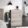 Vladon Nachtschrank Queens 60 x 63 x 36 cm Braun