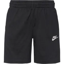 Nike NSW CLUB Shorts Kinder in black-white, Größe 158/164 - schwarz
