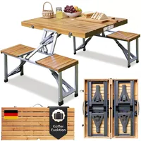 CASARIA Campingtisch klappbar Braun