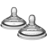 TOMMEE TIPPEE Tommee Tippee-Babyflaschensauger, Advanced Anti-Kolik-Flaschensauger, brustähnlich, weiches Silikon,