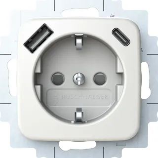 Busch-Jaeger USB-Steckdose Unterputz 1 St. Weiß