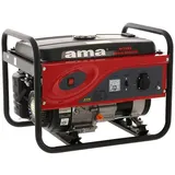 AMA QF2000 - Leiser Benzin-Stromerzeuger mit AVR-Regelung 2.2 kW - Dauerleistung 2 kW - 230V