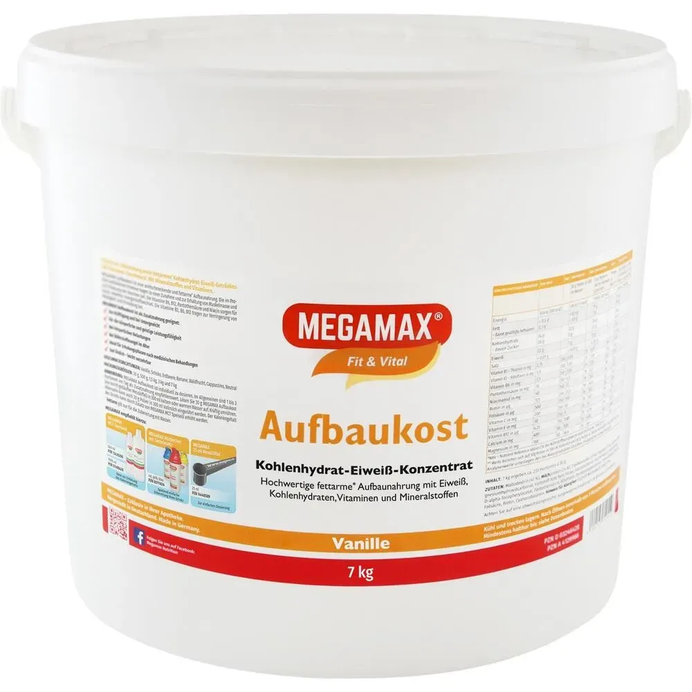 Megamax Aufbaukost Vanille 7 KG