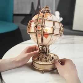 ROKR 3D-Holz-Puzzle Luminous globe