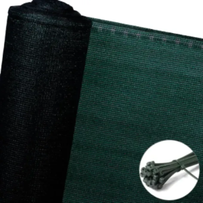 WOLTU Sichtschutzzaun 1,5x25 m Sichtschutzzaun aus 180 g/m2 HDPE Tennisblende Sonnenschutz Wetterfestes Schattierungsnetz mit Kabelbindern Gartenzaun Windschutz für Garten Balkon Sportplatz, Grün