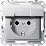 Merten Schuko-Steckdose Unterputz grau 1 St.