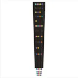 Farb-Ton-Griff-Tabelle Clever Pur Oktave für Violoncello, Folientabelle, Aufkleber, Grifftabelle Cello, Griffbrettmarkierung, Didaktische Lernhilfe (637 für 3/4)