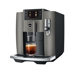 E8 Kaffeevollautomat 17 Kaffeespezialitäten auf Knopfdruck Dark Inox (EC) 15583
