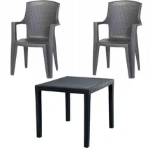 PROGARDEN Eden Set 3-tlg. Grau