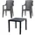 PROGARDEN Eden Set 3-tlg. Grau