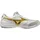 Mizuno Morelia Sala Elite TF Herren Weiß/Football Gold/Galaxy Silver 45