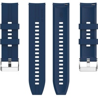 König Design Sport Ersatz Armband für Huawei Watch GT 3 46 mm Silikon Band Loop Neu (Silikon), Uhrenarmband, Blau