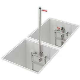 Hailo Professional Hailo Einholm- Einstiegshilfe versenkbar 50x50mm Edelstahl 1.4571/ASTM316ti