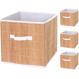 MCW Faltbox C21 32 x 32 x 32 cm 4-tlg. naturfarben