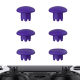 ExtremeRate 6 in 1 Austauschbar Thumbsticks für ps5 Edge Controller, Ergonomische Analogsticks Joysticks Kappen Aufsätze für ps5 Edge–Lila (Controller&Joysticks-Basis Nicht enthalten)