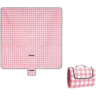Oak & Tea Picknickdecke Rot/Weiß 200 x 200 cm