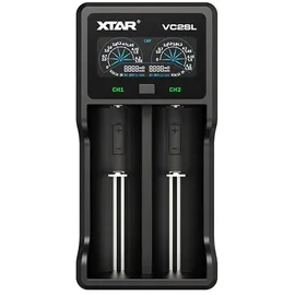 XTAR VC2SL Schnell-Ladegerät für Li-ion 3,6V bis 3,7V und NiMH 1,2V Akku, ohne Netzteil