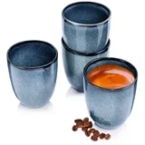 sänger Kaffeebecher Set, Darwin in Blau Stein, kratzfest, Kaffee | Tee, Tassen, Kaffeebecher
