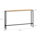 SoBuy FSB19-L-E Konsolentisch 120x81x20 schwarz