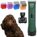 Kabelloser MD Roamer Cockerpoo | Cockapoo | Cavapoo Professionelles Hundeschermaschinen-Set, Haustierpflege, Schermaschine – mit 10F-Klinge und 4 Kammführungen