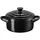 Le Creuset Mini Cocotte 10 cm schwarz glänzend