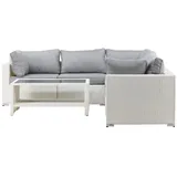 VCM ebuy24 Amazon Loungeset 2 Teile Grau Weiß