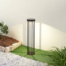 LUCANDE Außenleuchte Aluminium 70 cm inkl. Bewegungsmelder schwarz
