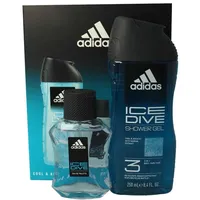 adidas Ice Dive Eau de Toilette 50 ml + Duschgel 250 ml Geschenkset 