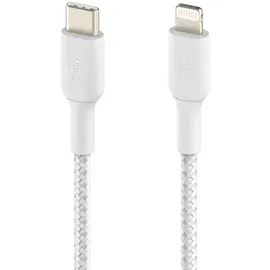 Belkin Boost Charge Lightning – USB-C Braided Cable 2 m weiß