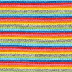 Strickbündchen Regenbogen Farbmix