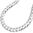 GALLAY Kette 4,5mm flache Panzerkette Silber 925 50cm