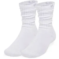 Under Armour Sportstyle Scrunch Lange Socken - White /