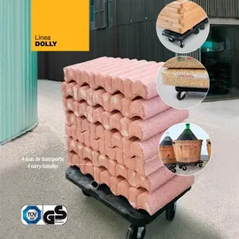 Artplast Dolly 40x40x12,5 cm 100 kg Schwarz