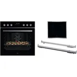 AEG FXHS24M61 (schwarz + OIX64A00XB), 60 cm, Schwarz/Edelstahl
