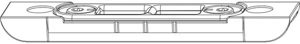 MACO Riegelschließteil 4 mm Falzluft - 9 mm