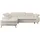 MKS Meble Eckcouch Cord 3-Sitzer Beige