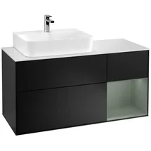 Villeroy & Boch Waschtischunterschrank 120 x 60,3 x 50,1 cm Schwarz