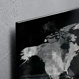 Sigel Glas-Magnettafel 130 x 55 cm Schwarz