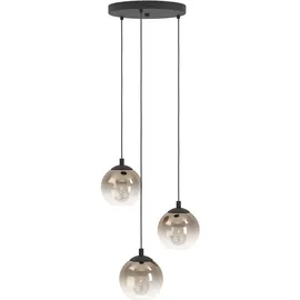 EGLO Ariscani 3-flg. Ø 42,5 cm rund schwarz